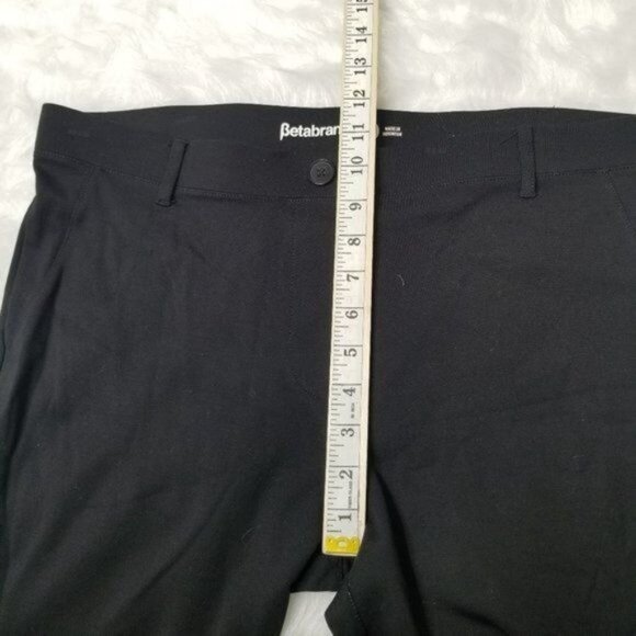 Betabrand Black Classic Straight Leg Dress Yoga Dress Pants XL Petite - Picture 10 of 10